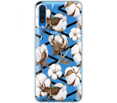 Силіконовий чохол BoxFace Samsung A505 Galaxy A50 Cotton flowers (36420-cc50)