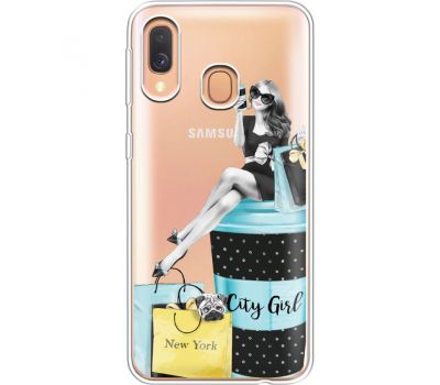 Силіконовий чохол BoxFace Samsung A405 Galaxy A40 City Girl (36708-cc56)