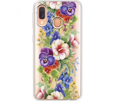 Силіконовий чохол BoxFace Samsung A405 Galaxy A40 Summer Flowers (36708-cc34)