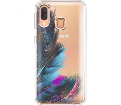 Силіконовий чохол BoxFace Samsung A405 Galaxy A40 Feathers (36708-cc48)