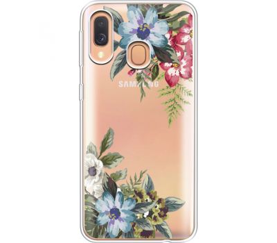 Силіконовий чохол BoxFace Samsung A405 Galaxy A40 Floral (36708-cc54)