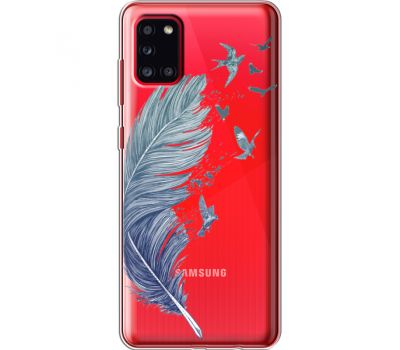 Силіконовий чохол BoxFace Samsung A315 Galaxy A31 Feather (39471-cc38)