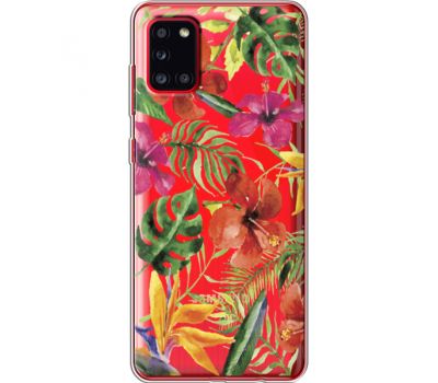 Силіконовий чохол BoxFace Samsung A315 Galaxy A31 Tropical Flowers (39471-cc43)
