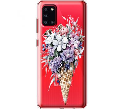 Силіконовий чохол BoxFace Samsung A315 Galaxy A31 Ice Cream Flowers (939471-rs17)