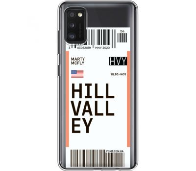 Силіконовий чохол BoxFace Samsung A415 Galaxy A41 Ticket Hill Valley (39756-cc94)