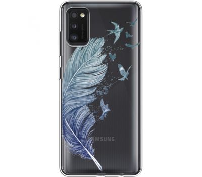 Силіконовий чохол BoxFace Samsung A415 Galaxy A41 Feather (39756-cc38)
