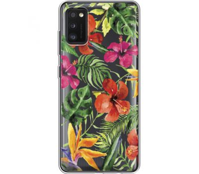 Силіконовий чохол BoxFace Samsung A415 Galaxy A41 Tropical Flowers (39756-cc43)