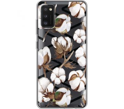 Силіконовий чохол BoxFace Samsung A415 Galaxy A41 Cotton flowers (39756-cc50)