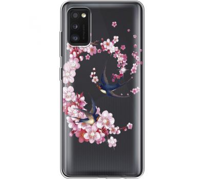 Силіконовий чохол BoxFace Samsung A415 Galaxy A41 Swallows and Bloom (939756-rs4)