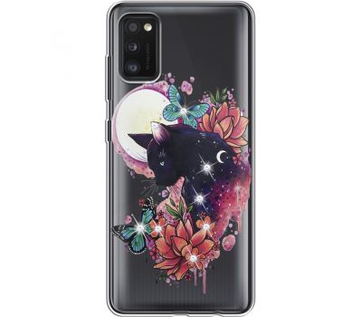 Силіконовий чохол BoxFace Samsung A415 Galaxy A41 Cat in Flowers (939756-rs10)