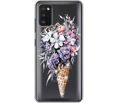 Силіконовий чохол BoxFace Samsung A415 Galaxy A41 Ice Cream Flowers (939756-rs17)