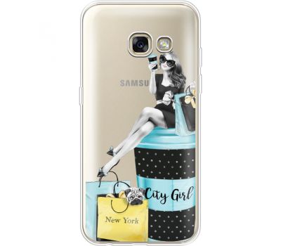 Силіконовий чохол BoxFace Samsung A320 Galaxy A3 2017 City Girl (35989-cc56)