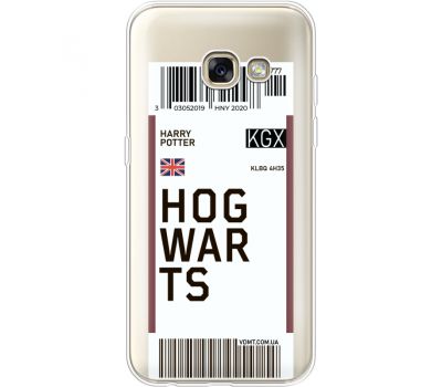 Силіконовий чохол BoxFace Samsung A320 Galaxy A3 2017 Ticket Hogwarts (35989-cc91)