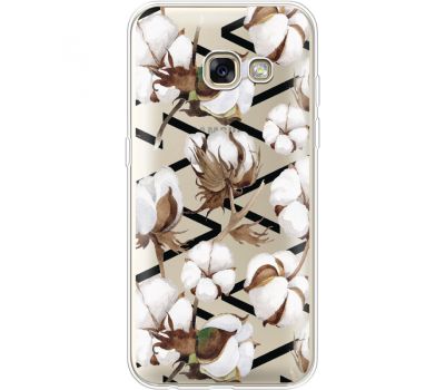 Силіконовий чохол BoxFace Samsung A320 Galaxy A3 2017 Cotton flowers (35989-cc50)