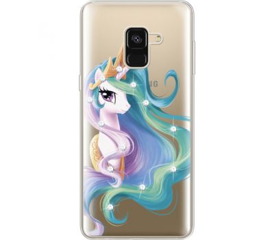 Силіконовий чохол BoxFace Samsung A530 Galaxy A8 (2018) Unicorn Queen (935014-rs3)