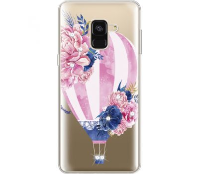 Силіконовий чохол BoxFace Samsung A530 Galaxy A8 (2018) Pink Air Baloon (935014-rs6)