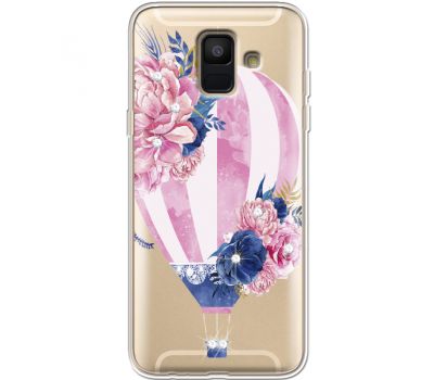 Силіконовий чохол BoxFace Samsung A600 Galaxy A6 2018 Pink Air Baloon (935015-rs6)