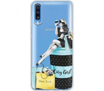 Силіконовий чохол BoxFace Samsung A705 Galaxy A70 City Girl (36861-cc56)