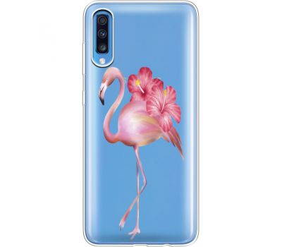Силіконовий чохол BoxFace Samsung A705 Galaxy A70 Floral Flamingo (36861-cc12)