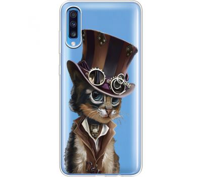Силіконовий чохол BoxFace Samsung A705 Galaxy A70 Steampunk Cat (36861-cc39)