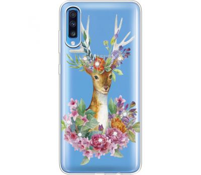 Силіконовий чохол BoxFace Samsung A705 Galaxy A70 Deer with flowers (936861-rs5)