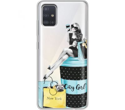 Силіконовий чохол BoxFace Samsung A515 Galaxy A51 City Girl (38809-cc56)