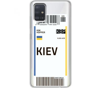 Силіконовий чохол BoxFace Samsung A515 Galaxy A51 Ticket Kiev (38809-cc88)