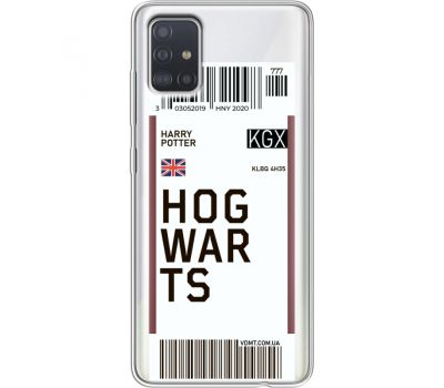 Силіконовий чохол BoxFace Samsung A515 Galaxy A51 Ticket Hogwarts (38809-cc91)