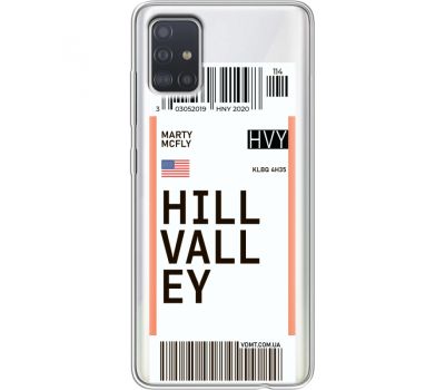 Силіконовий чохол BoxFace Samsung A515 Galaxy A51 Ticket Hill Valley (38809-cc94)