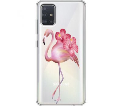 Силіконовий чохол BoxFace Samsung A515 Galaxy A51 Floral Flamingo (38809-cc12)