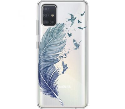 Силіконовий чохол BoxFace Samsung A515 Galaxy A51 Feather (38809-cc38)