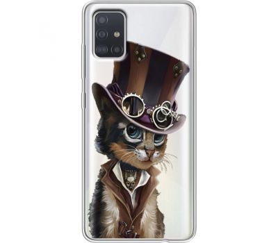 Силіконовий чохол BoxFace Samsung A515 Galaxy A51 Steampunk Cat (38809-cc39)