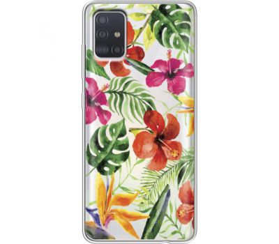 Силіконовий чохол BoxFace Samsung A515 Galaxy A51 Tropical Flowers (38809-cc43)