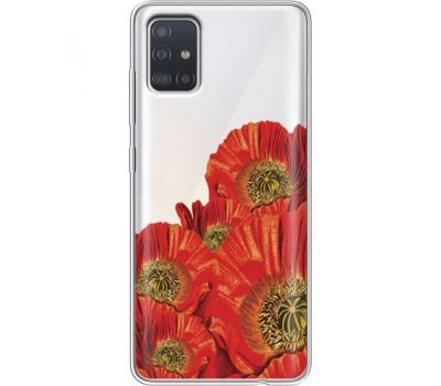 Силіконовий чохол BoxFace Samsung A515 Galaxy A51 Red Poppies (38809-cc44)