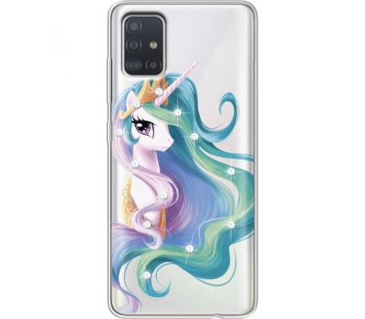 Силіконовий чохол BoxFace Samsung A515 Galaxy A51 Unicorn Queen (938809-rs3)