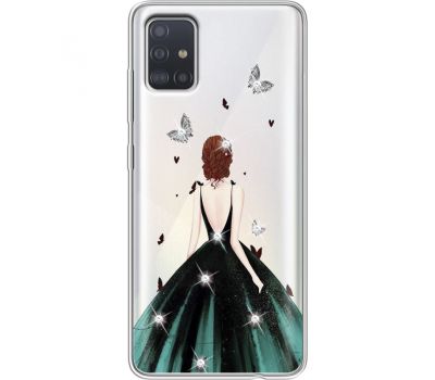 Силіконовий чохол BoxFace Samsung A515 Galaxy A51 Girl in the green dress (938809-rs13)