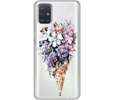 Силіконовий чохол BoxFace Samsung A515 Galaxy A51 Ice Cream Flowers (938809-rs17)