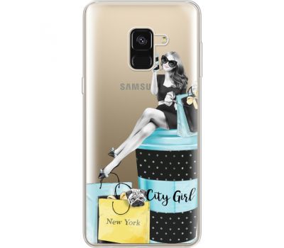 Силіконовий чохол BoxFace Samsung A530 Galaxy A8 (2018) City Girl (35014-cc56)