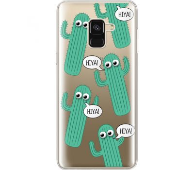 Силіконовий чохол BoxFace Samsung A530 Galaxy A8 (2018) с 3D-глазками HIYA (35014-cc72)