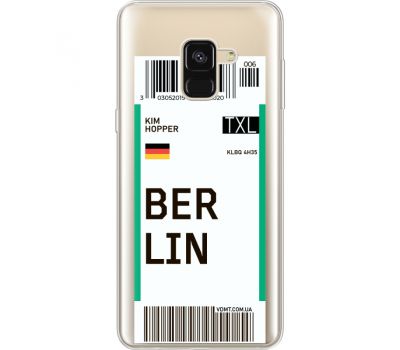 Силіконовий чохол BoxFace Samsung A530 Galaxy A8 (2018) Ticket Berrlin (35014-cc80)*