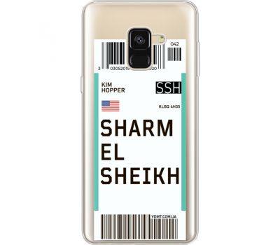 Силіконовий чохол BoxFace Samsung A530 Galaxy A8 (2018) Ticket Sharmel Sheikh (35014-cc90)