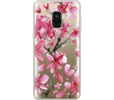 Силіконовий чохол BoxFace Samsung A530 Galaxy A8 (2018) Pink Magnolia (35014-cc37)