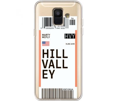 Силіконовий чохол BoxFace Samsung A600 Galaxy A6 2018 Ticket Hill Valley (35015-cc94)