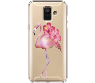 Силіконовий чохол BoxFace Samsung A600 Galaxy A6 2018 Floral Flamingo (35015-cc12)