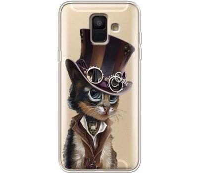 Силіконовий чохол BoxFace Samsung A600 Galaxy A6 2018 Steampunk Cat (35015-cc39)