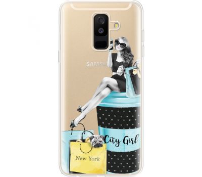 Силіконовий чохол BoxFace Samsung A605 Galaxy A6 Plus 2018 City Girl (35017-cc56)