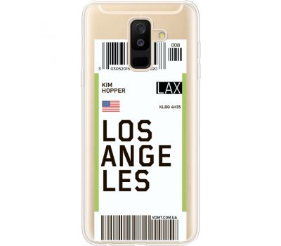 Силіконовий чохол BoxFace Samsung A605 Galaxy A6 Plus 2018 Ticket Los Angeles (35017-cc85)