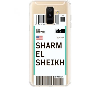 Силіконовий чохол BoxFace Samsung A605 Galaxy A6 Plus 2018 Ticket Sharmel Sheikh (35017-cc90)