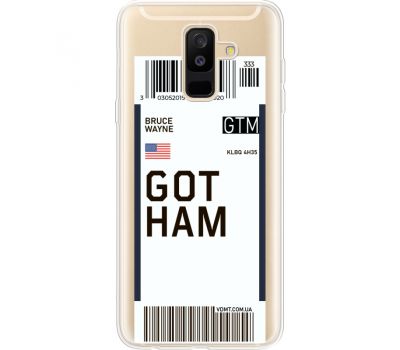 Силіконовий чохол BoxFace Samsung A605 Galaxy A6 Plus 2018 Ticket Gotham (35017-cc92)