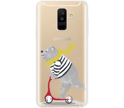 Силіконовий чохол BoxFace Samsung A605 Galaxy A6 Plus 2018 Happy Bear (35017-cc10)